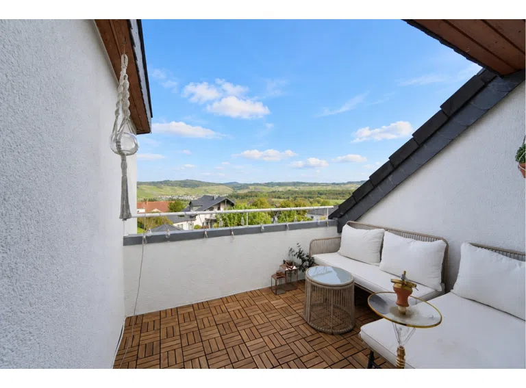 Balkon mit traumhaftem Fernblick