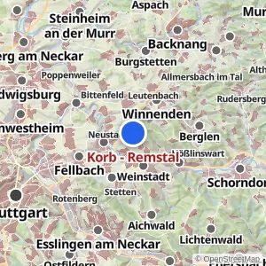 Kartenvorschau Korb - Remstal