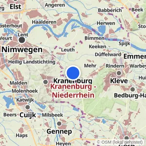 Kartenvorschau Kranenburg - Niederrhein
