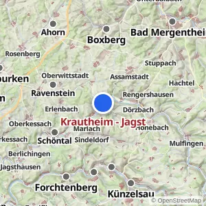 Kartenvorschau Krautheim - Jagst