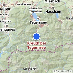 Kartenvorschau Kreuth bei Tegernsee