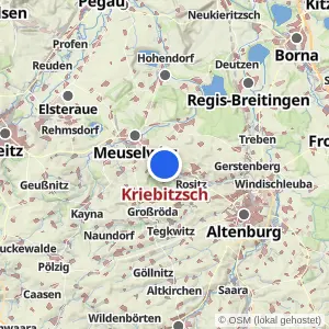 Kartenvorschau Kriebitzsch