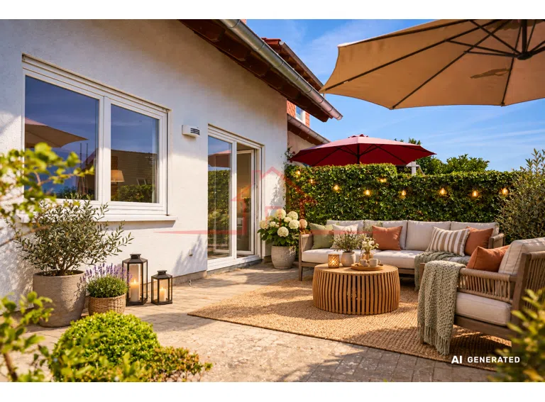 Terrasse - KI Visualisierung