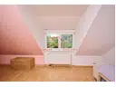 Blick in das Elternschlafzimmer