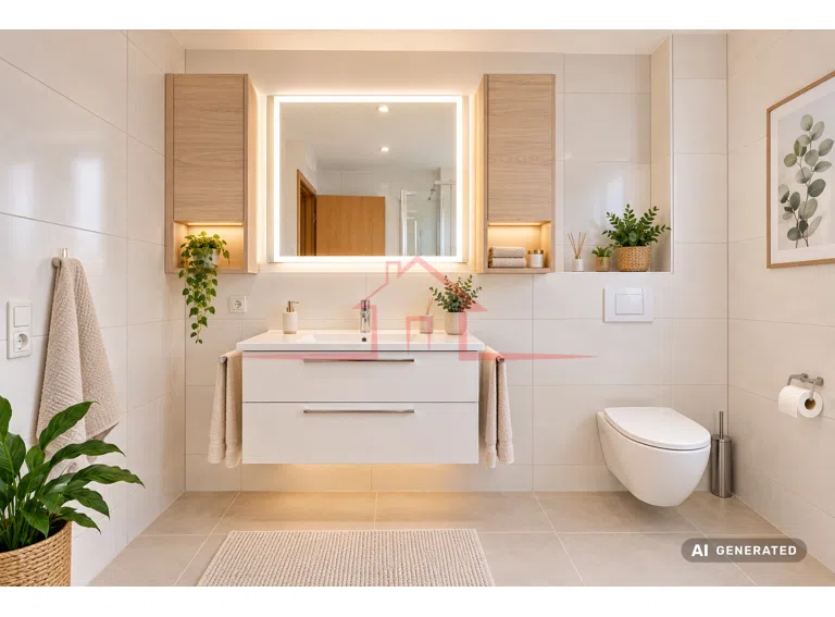 Badezimmer - KI Visualisierung
