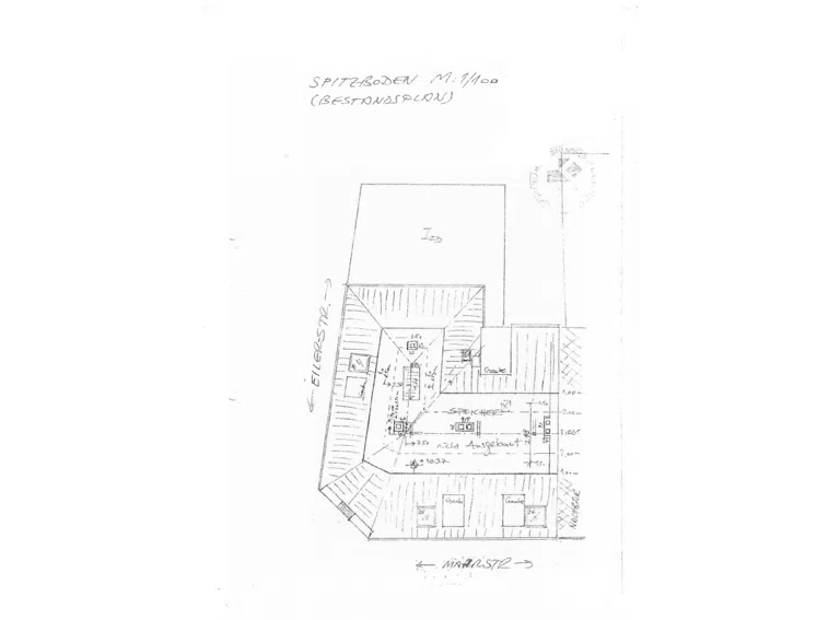 Grundriss-Spitzboden