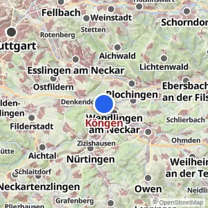 Kartenvorschau Köngen