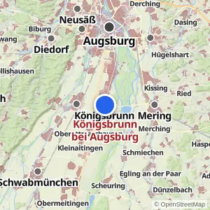 Kartenvorschau Königsbrunn bei Augsburg