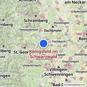 Kartenvorschau Königsfeld im Schwarzwald