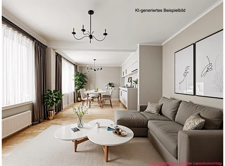 Wohn-Esszimmer Wohnbeispiel