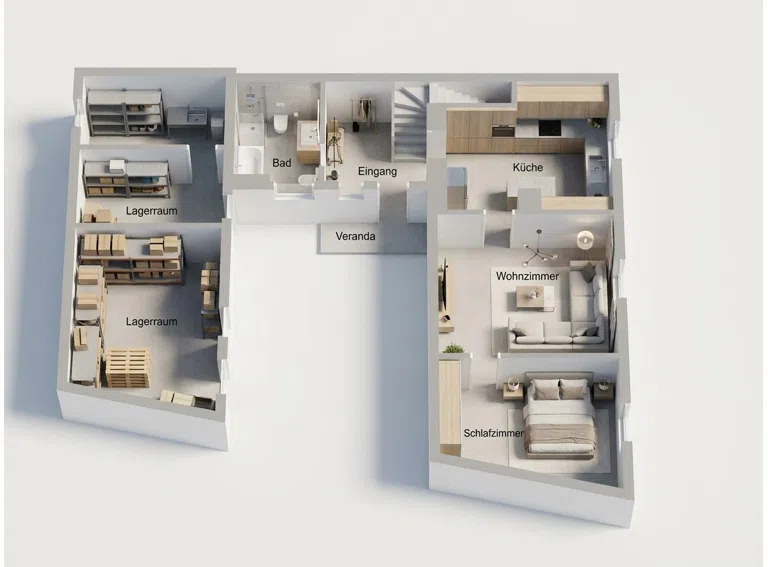 3D Grundriss EG