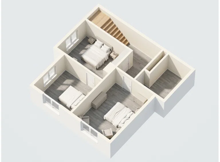 3D Grundriss DG