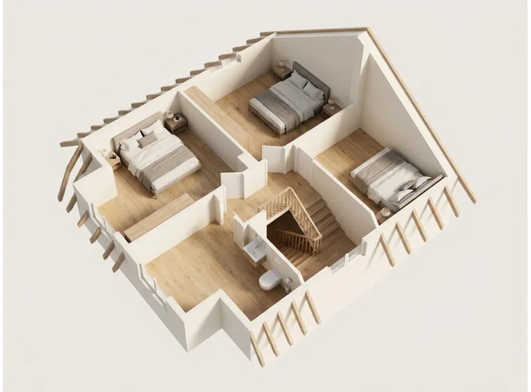 3D Grundriss DG