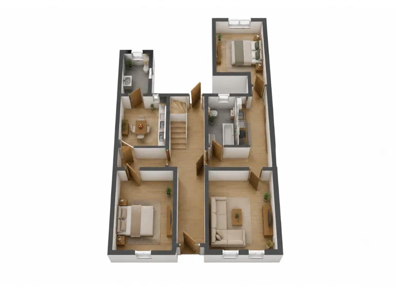 3D Grundriss EG
