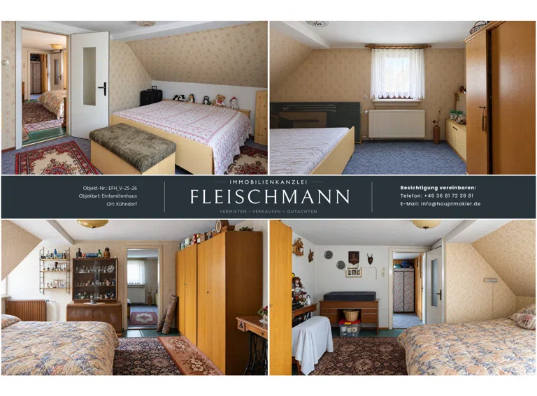 Blick in das Dachgeschoss