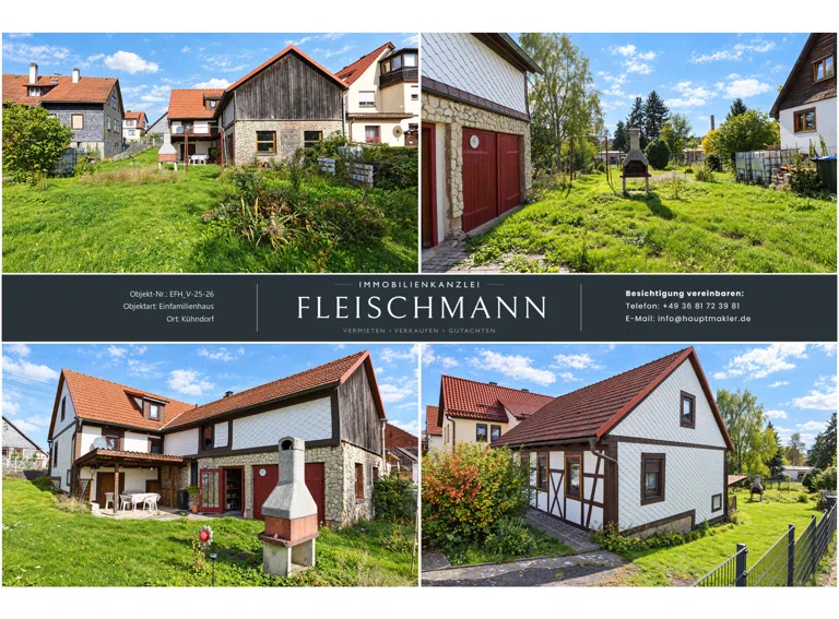Blick hinter das Haus