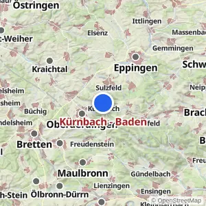 Kartenvorschau Kürnbach - Baden