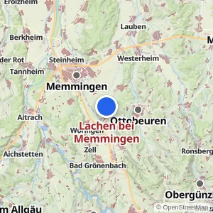 Kartenvorschau Lachen bei Memmingen