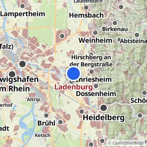 Kartenvorschau Ladenburg