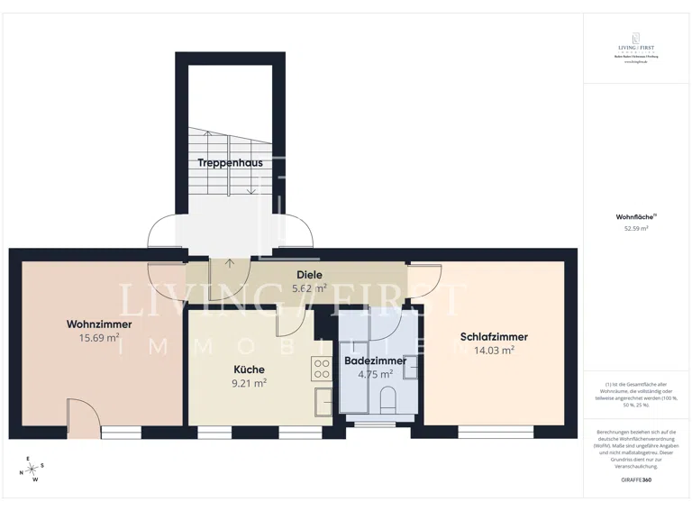 Grundriss Wohnung W2603