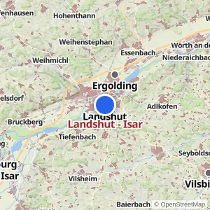 Kartenvorschau Landshut - Isar