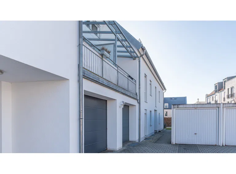 Nordansicht der Wohnanlage