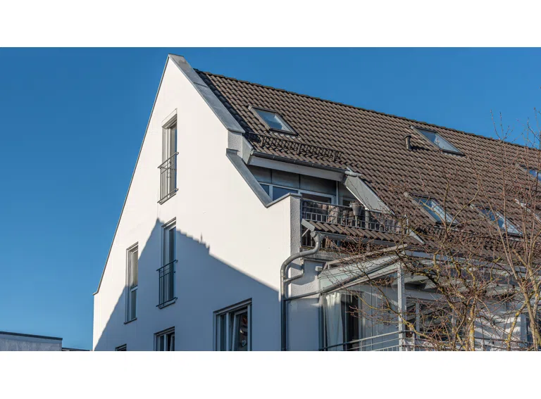 Südwestansicht der Wohnanlage