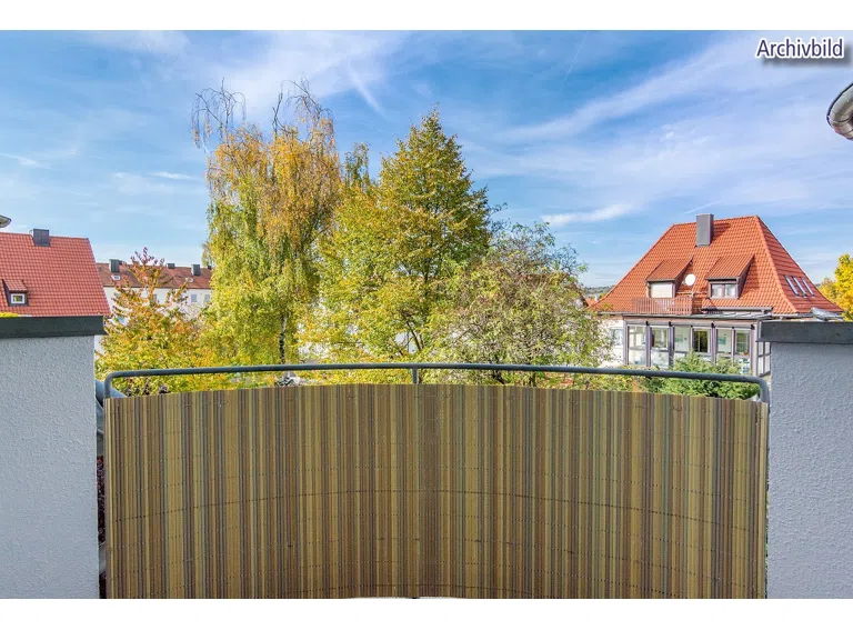 Ausblick vom Balkon