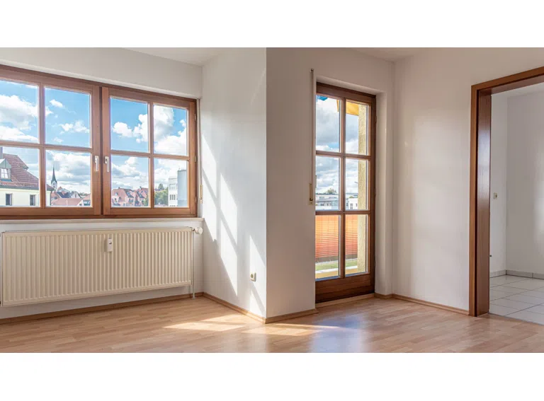 Wohnen - Ausgang auf den Balkon