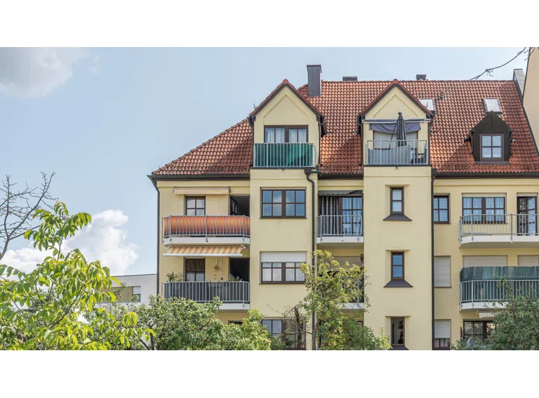 Süd-Westansicht der Wohnanlage