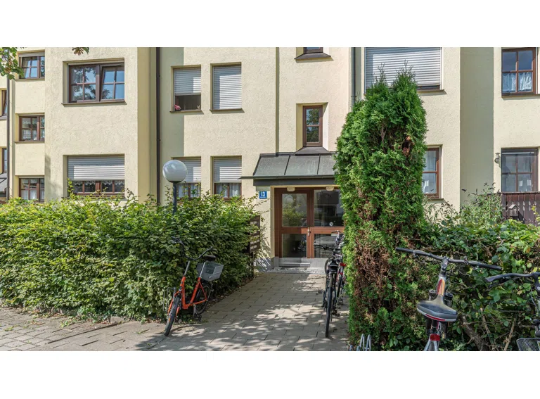 Eingang ins Haus