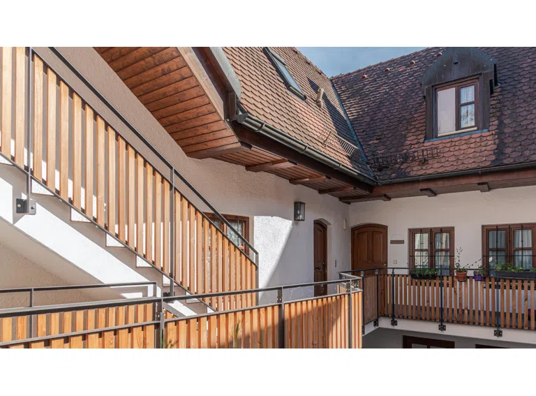 Wohnungseingang vom Laubengang im 1. OG