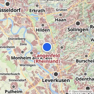 Kartenvorschau Langenfeld (Rheinland)
