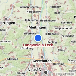 Kartenvorschau Langweid a.Lech