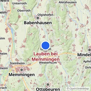 Kartenvorschau Lauben bei Memmingen