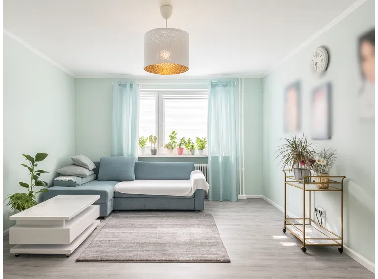Wohnzimmer Blick Fenster