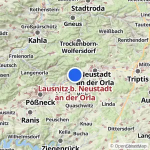 Kartenvorschau Lausnitz b. Neustadt an der Orla