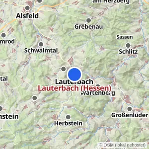 Kartenvorschau Lauterbach (Hessen)