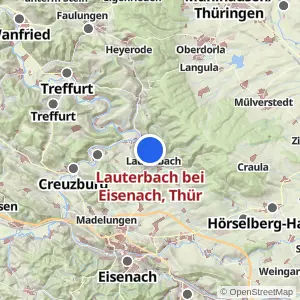 Kartenvorschau Lauterbach bei Eisenach, Thür