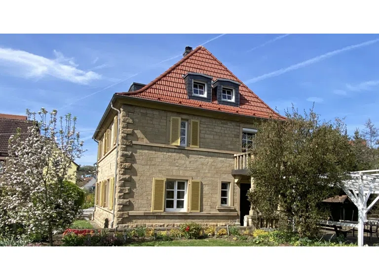 Gründerzeitvilla Blick vom Garten