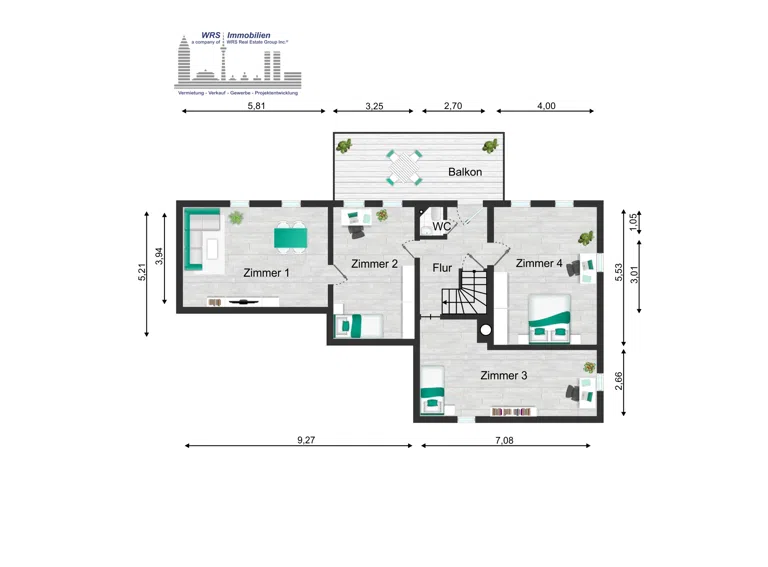 Grundriss 1 OG