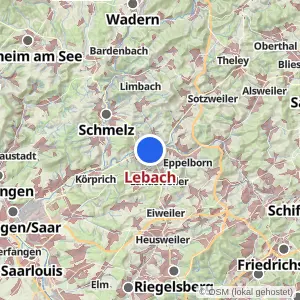 Kartenvorschau Lebach