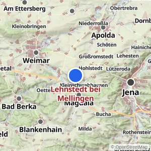 Kartenvorschau Lehnstedt bei Mellingen