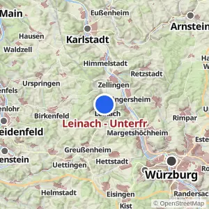 Kartenvorschau Leinach - Unterfr
