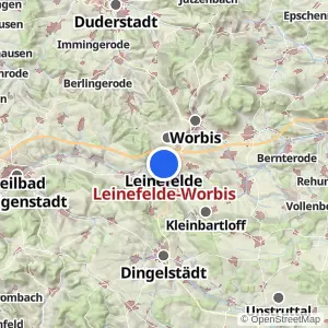 Kartenvorschau Leinefelde-Worbis