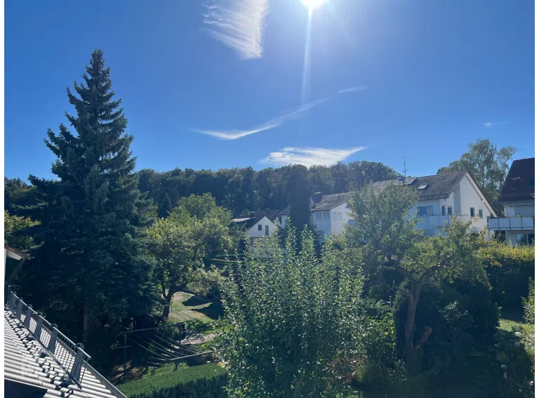 Ausblick vom Balkon