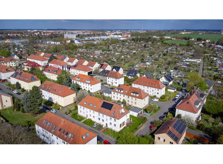 Immobilie in Leipzig/Sellerhausen-Stünz zu vermieten_2-Raum_Luftbild