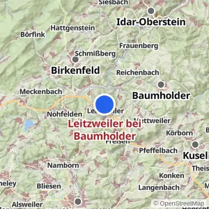 Kartenvorschau Leitzweiler bei Baumholder