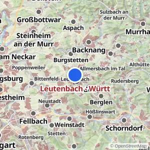 Kartenvorschau Leutenbach - Württ