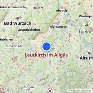 Kartenvorschau Leutkirch im Allgäu